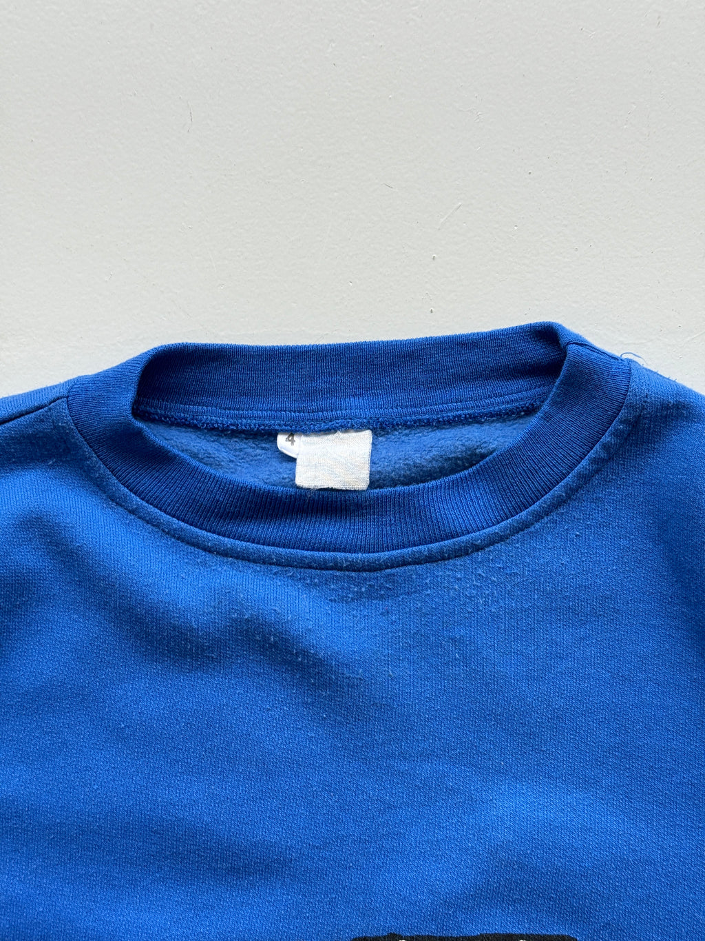 Blue 1992 Europe 90's Vintage Graphic Sweatshirt Jumper - Medium