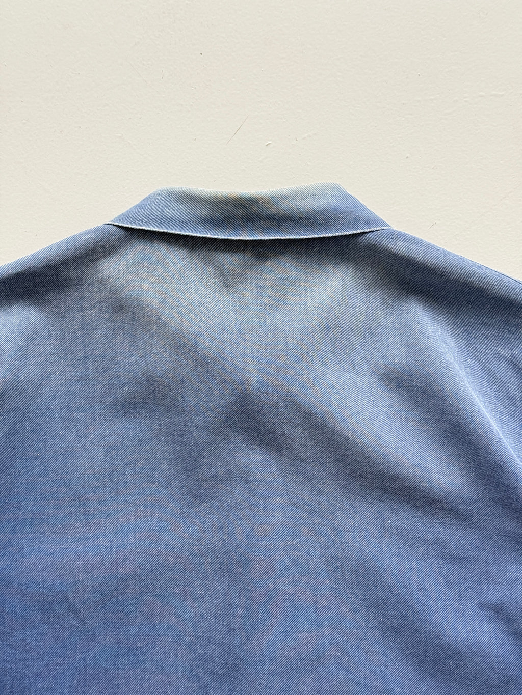 Faded Blue French 60s/70s Vintage Workwear Chore Jacket CH383 - Small