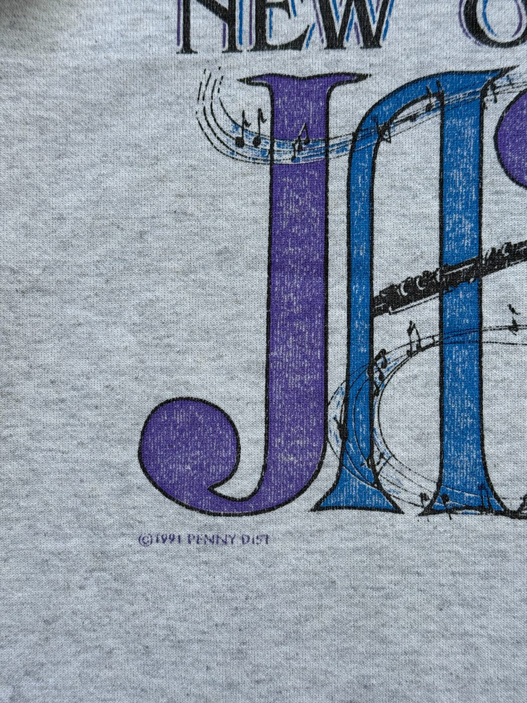 New Orleans Jazz American Vintage  90's Vintage Sweatshirt - Medium