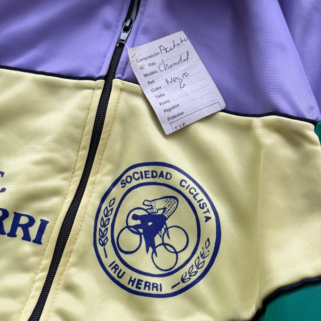 Green Cycling 80's Deadstock Track Jacket - Medium