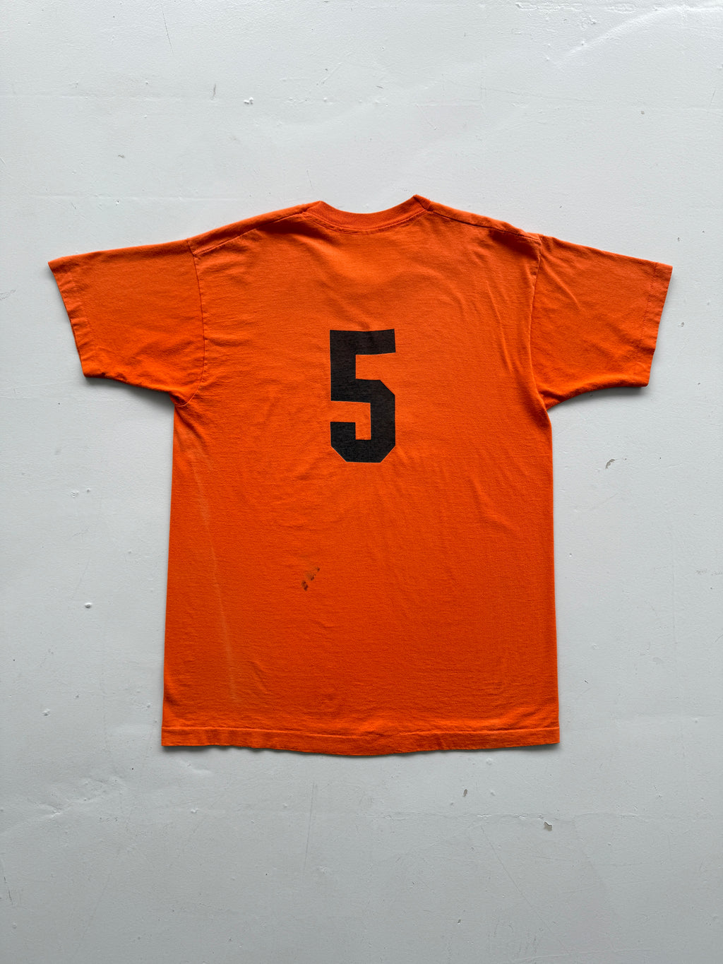 Orange Budweiser 90's Vintage Single Stitch Graphic T-Shirt - XL