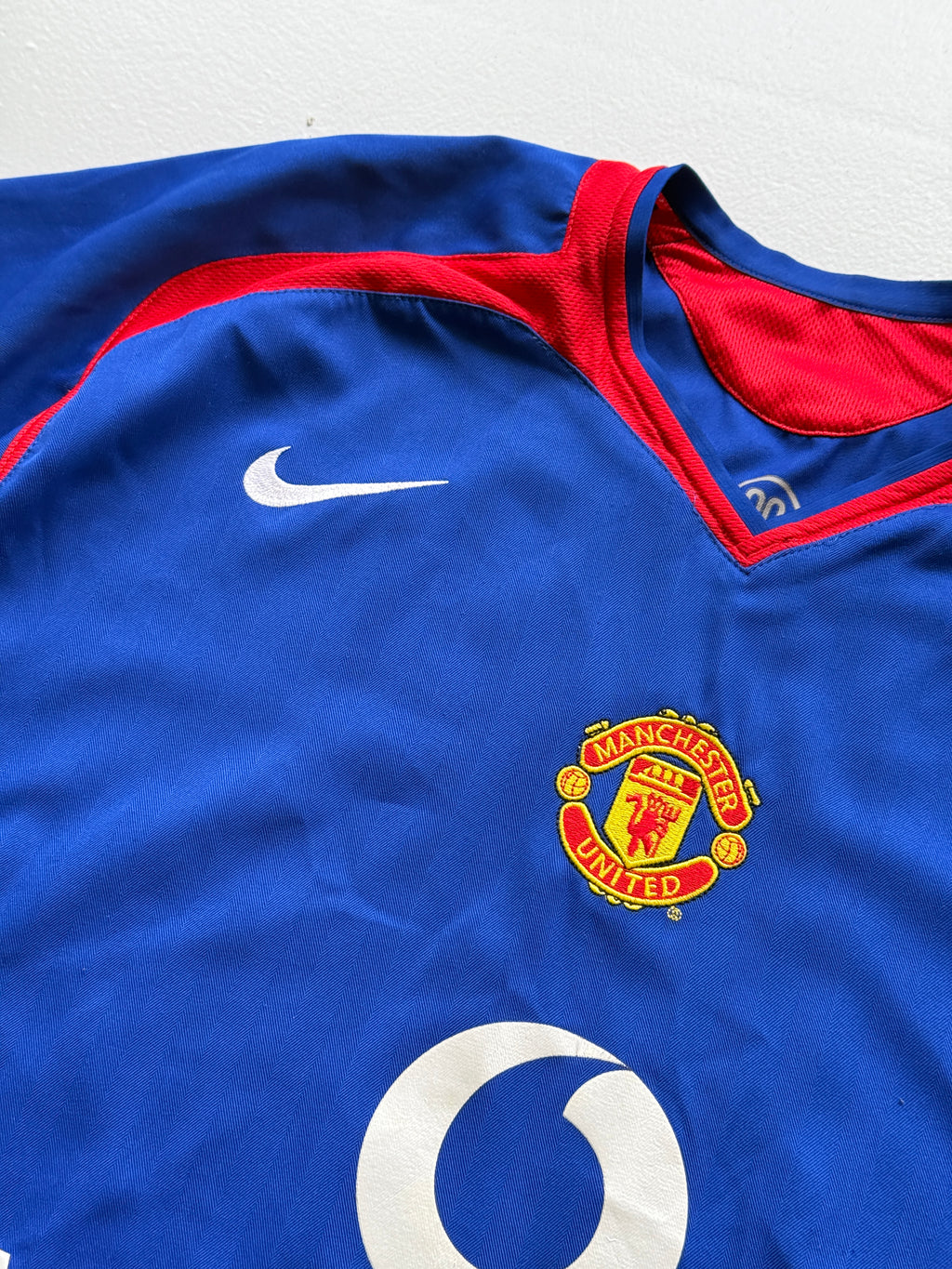 Nike Man Utd Vodafone Rooney #8 2005 Vintage Away Football Shirt - XL