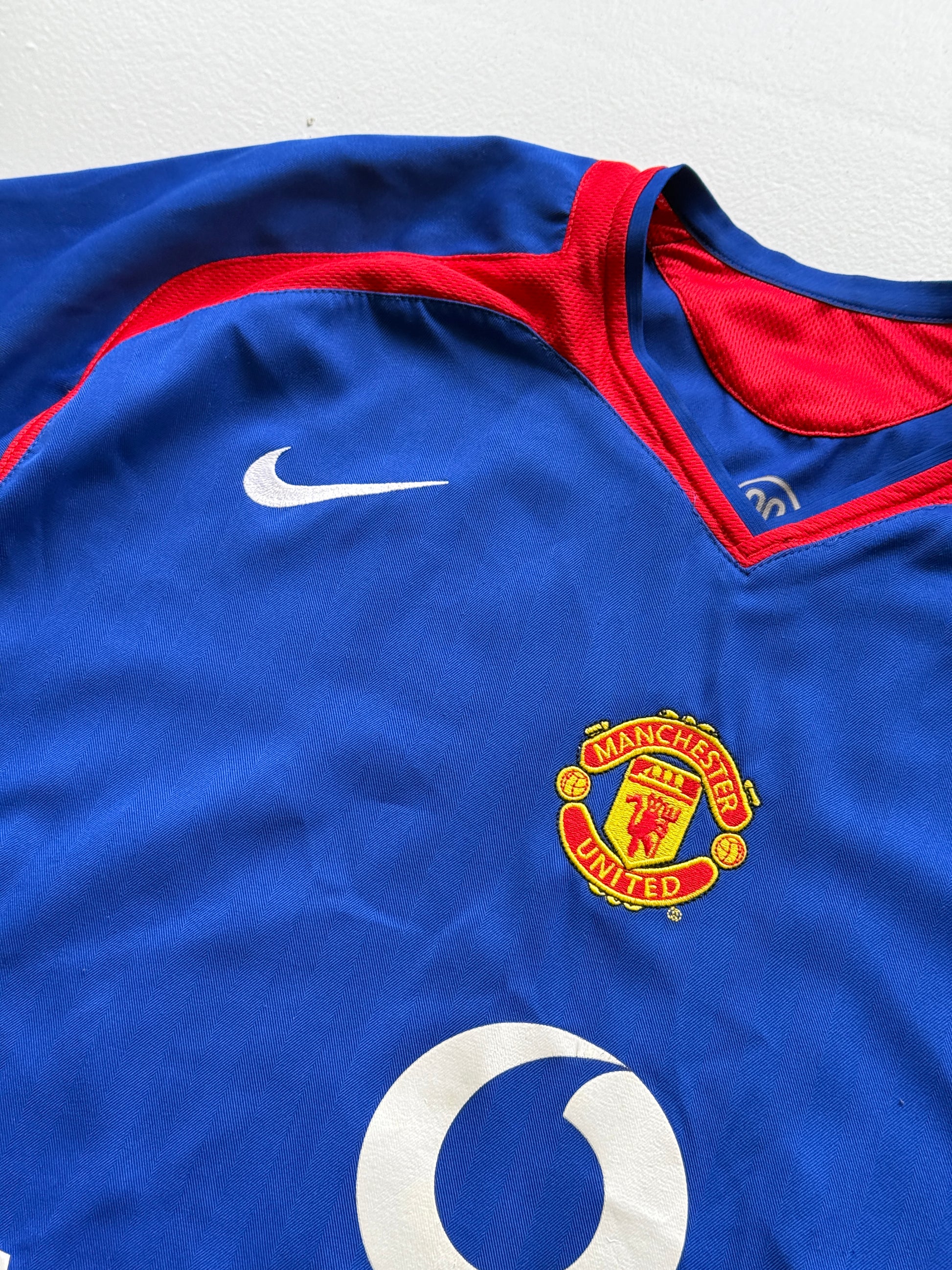 Nike Man Utd Vodafone Rooney #8 2005 Vintage Away Football Shirt - XL