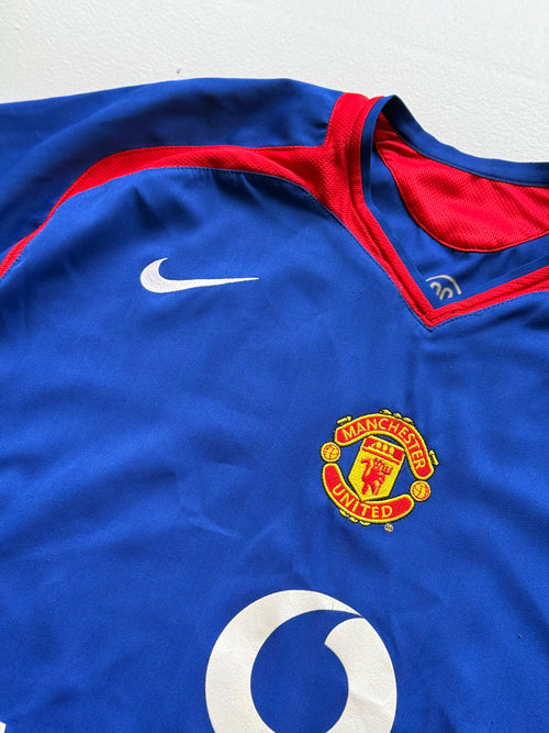 Nike Man Utd Vodafone Rooney #8 2005 Vintage Away Football Shirt - XL