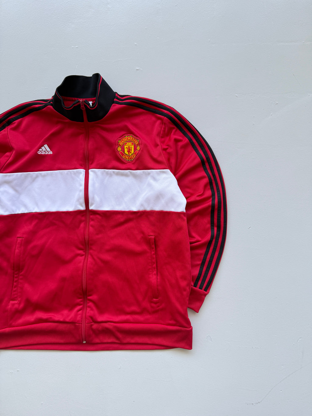 Adidas Manchester United Vintage Full Zip Track Jacket - XL