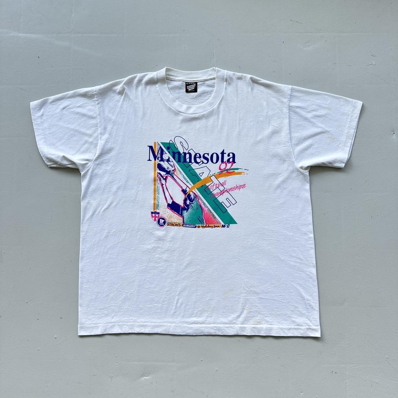 White Minnesota Tourist Vintage 90's T-shirt - 2XL