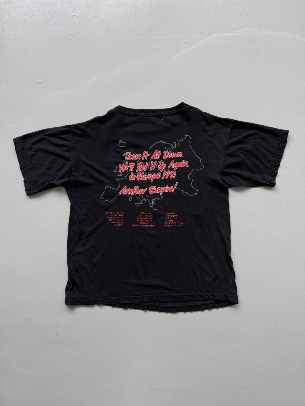 Empire Rare 'Another Empire' Europe 1991 Tour Vintage Band T-Shirt - XL