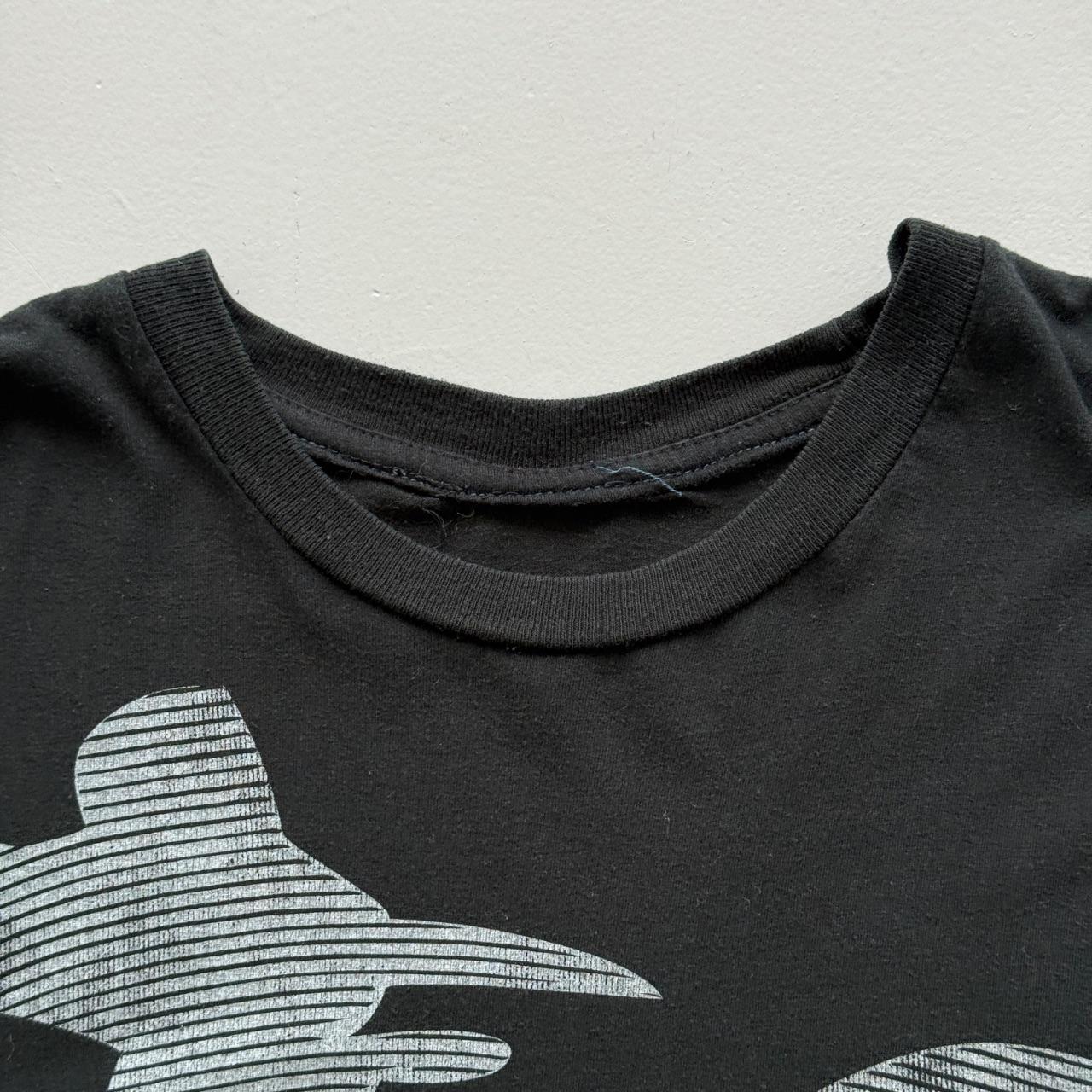 Black Darkwing Duck 00s Vintage Disney Graphic T-Shirt - Large