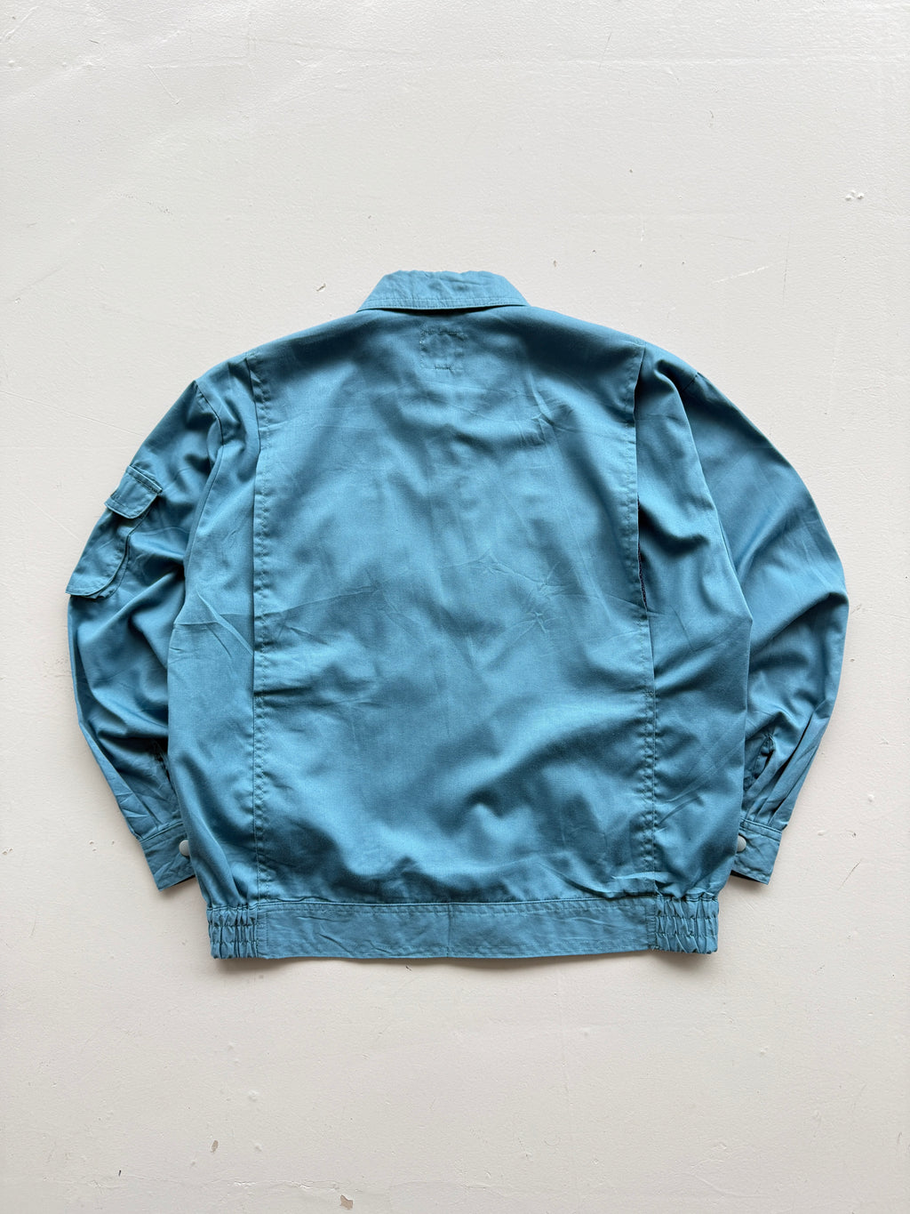 Blue Japanese Workwear 90's Vintage Harrington Jacket - Small