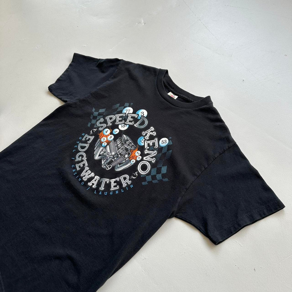 Black Speed Keno Car 00s Vintage T-shirt - Large