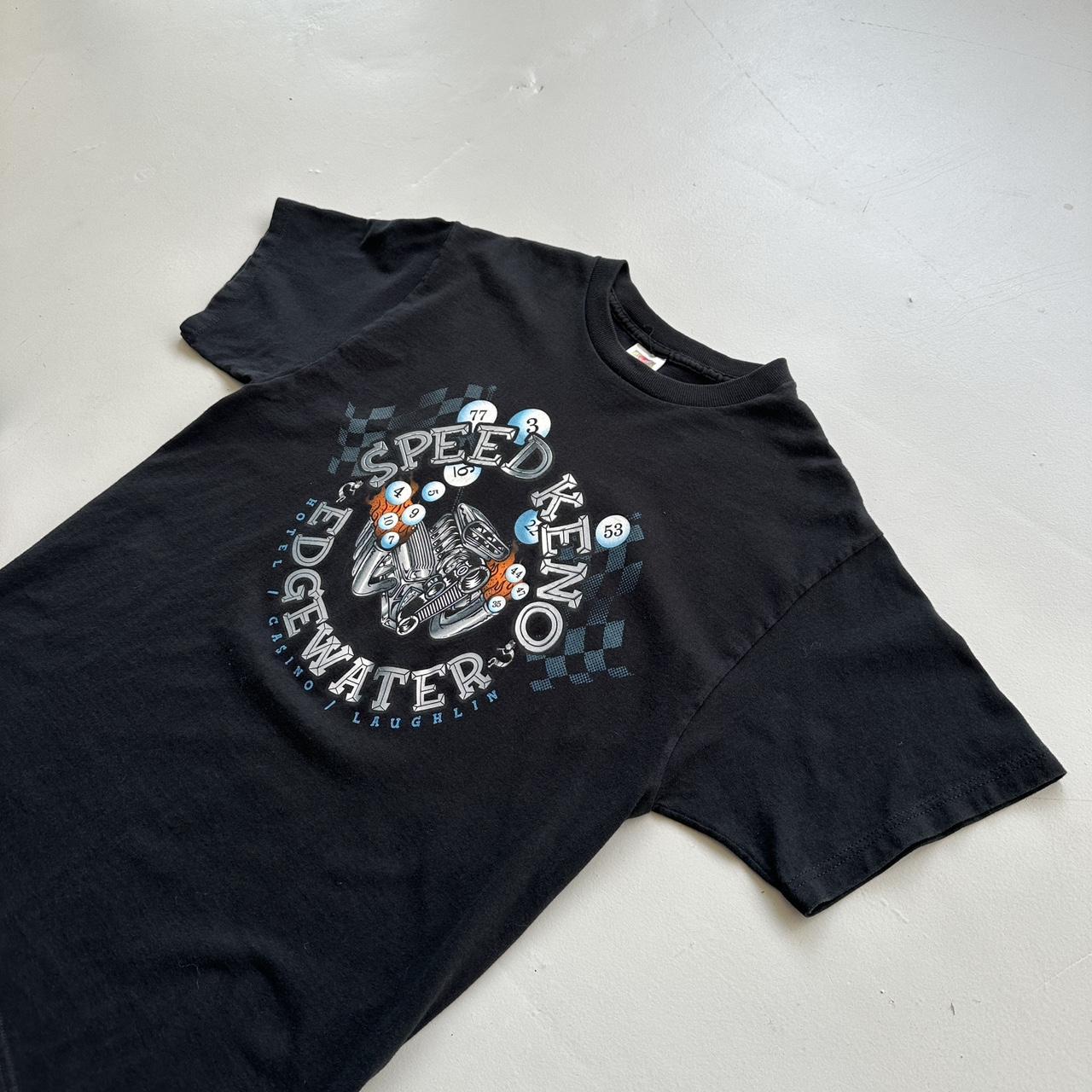 Black Speed Keno Car 00s Vintage T-shirt - Large