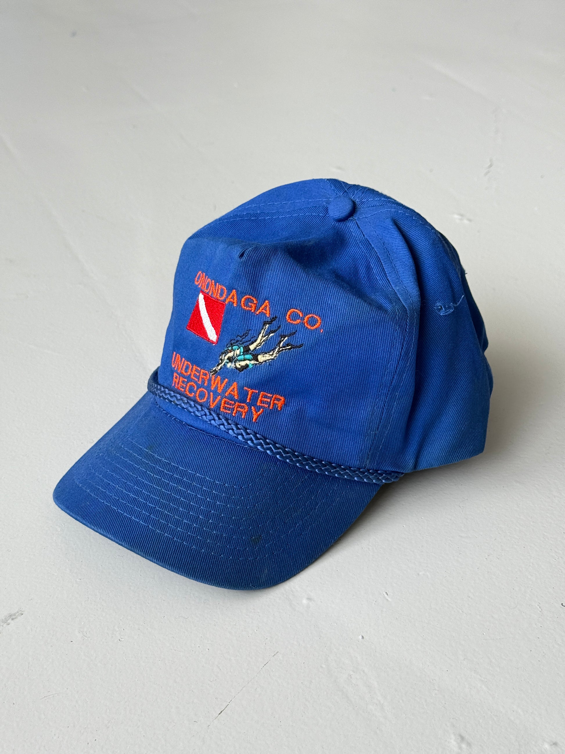 Blue Underwater Recovery Vintage Cotton SnapBack Trucker Cap
