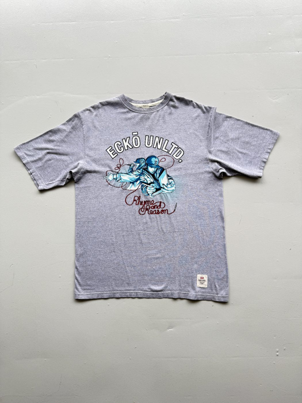 Ecko Unltd. Rhyme and Reason Y2K Vintage Graphic T-Shirt - XL