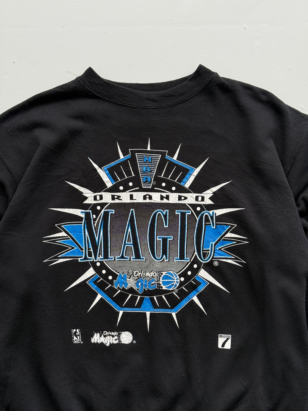 Logo 7 Orlando Magic NBA 90's Vintage Sweatshirt - Large