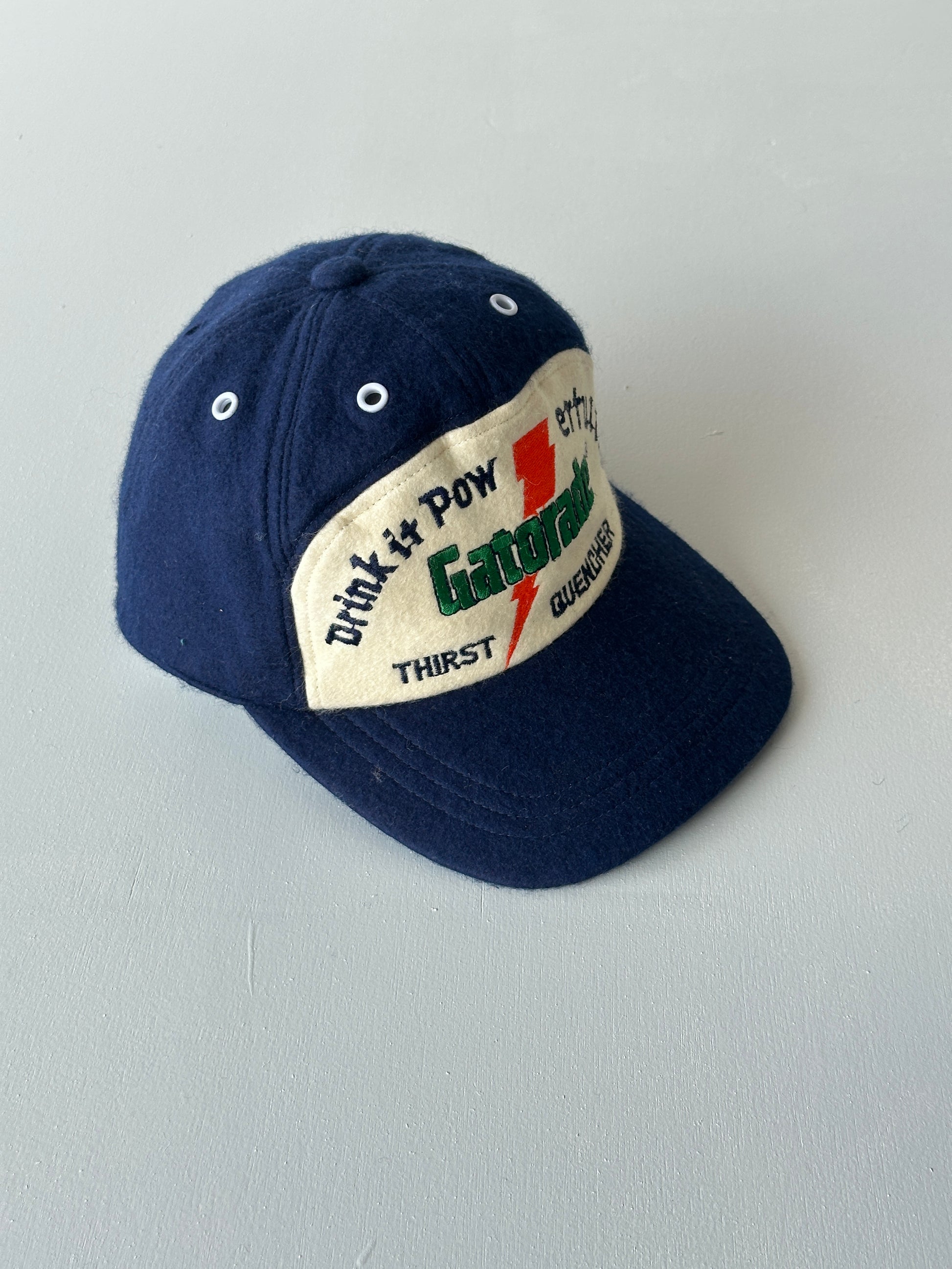 Navy Gatorade Thirst Quencher 80's Vintage SnapBack Trucker Cap