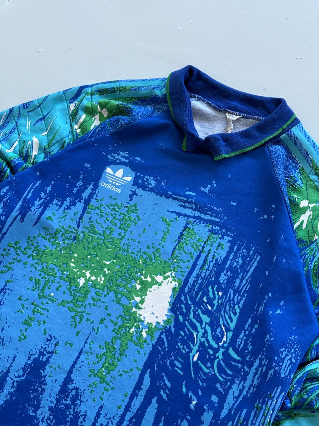 Adidas 90's Vintage Goalkeeper Football Shirt 92/93 France- Medium