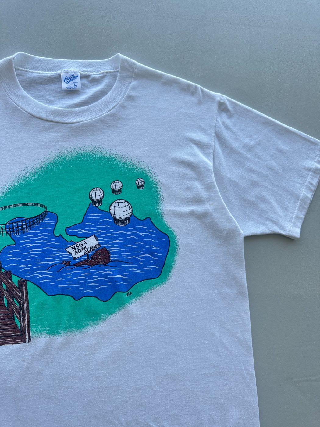 Alaska Cartoon 90's Vintage Single Stitch T-Shirt - XL