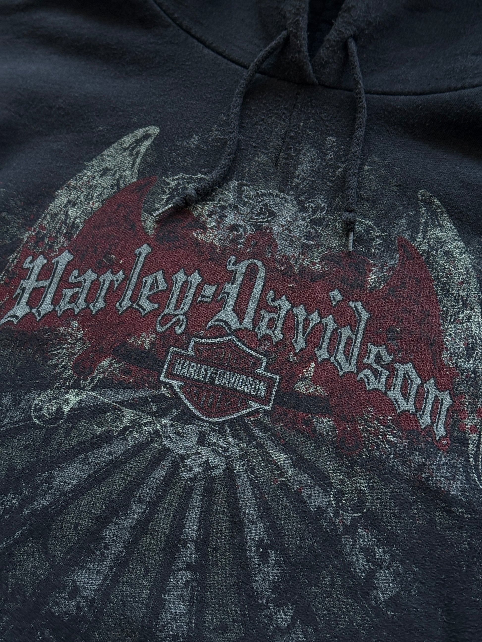 Harley-Davidson Bordeaux France Y2K Vintage Hoodie - XL