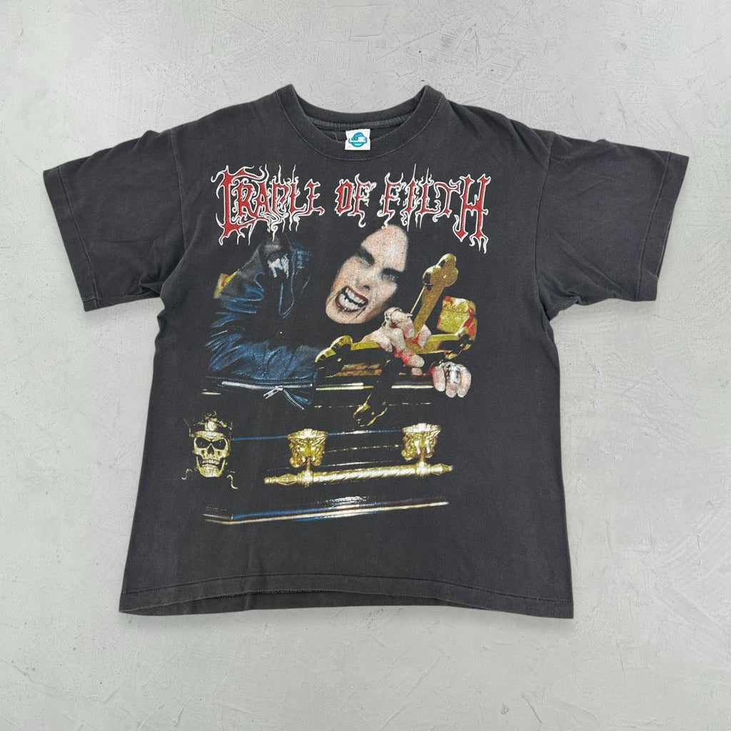 Cradle Of Filth Rare Dani Filth 90s Metal Band T-shirt - Large