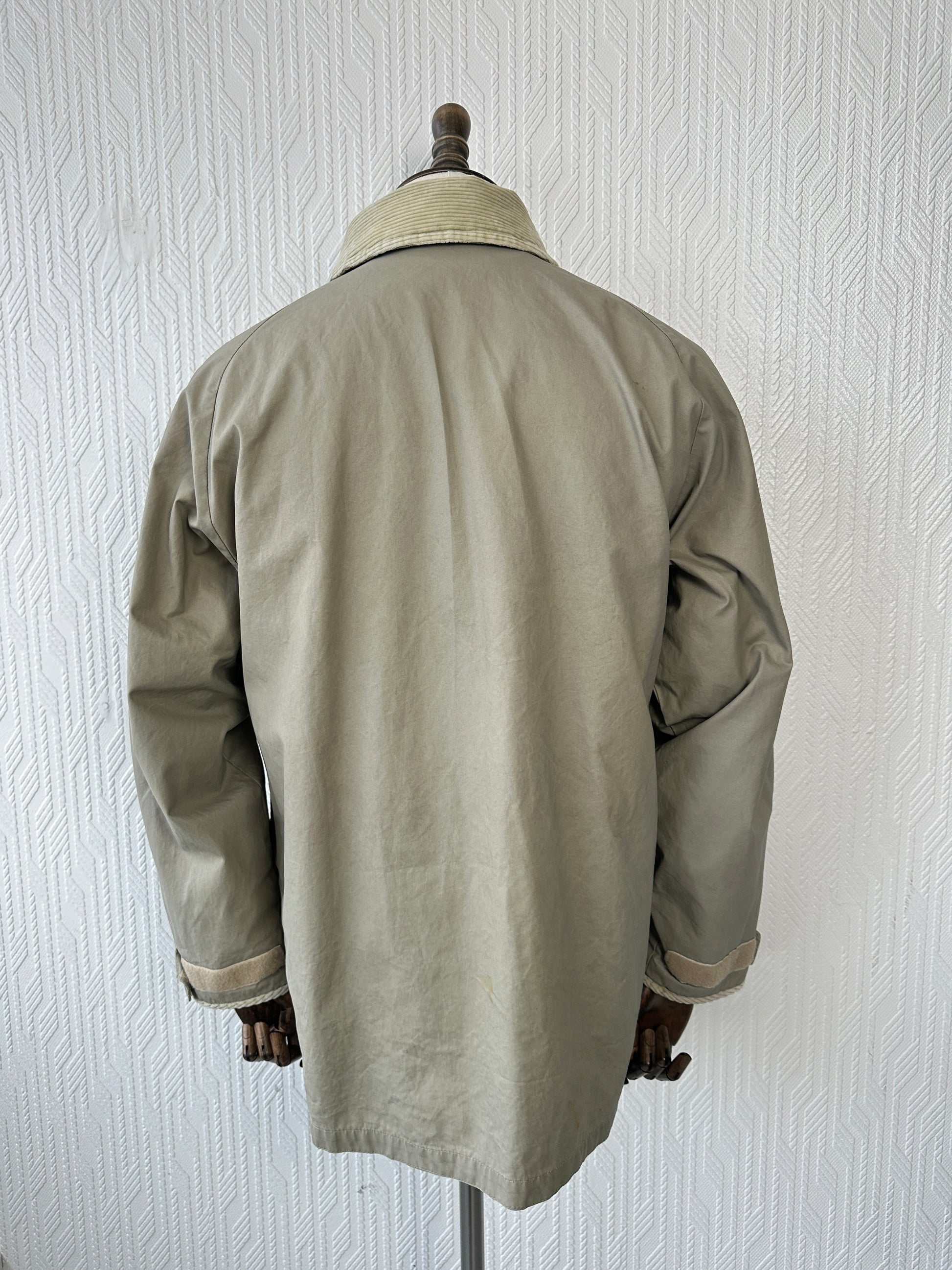 Henri Lloyd 90's Vintage Barn Jacket Corduroy Collar - Small