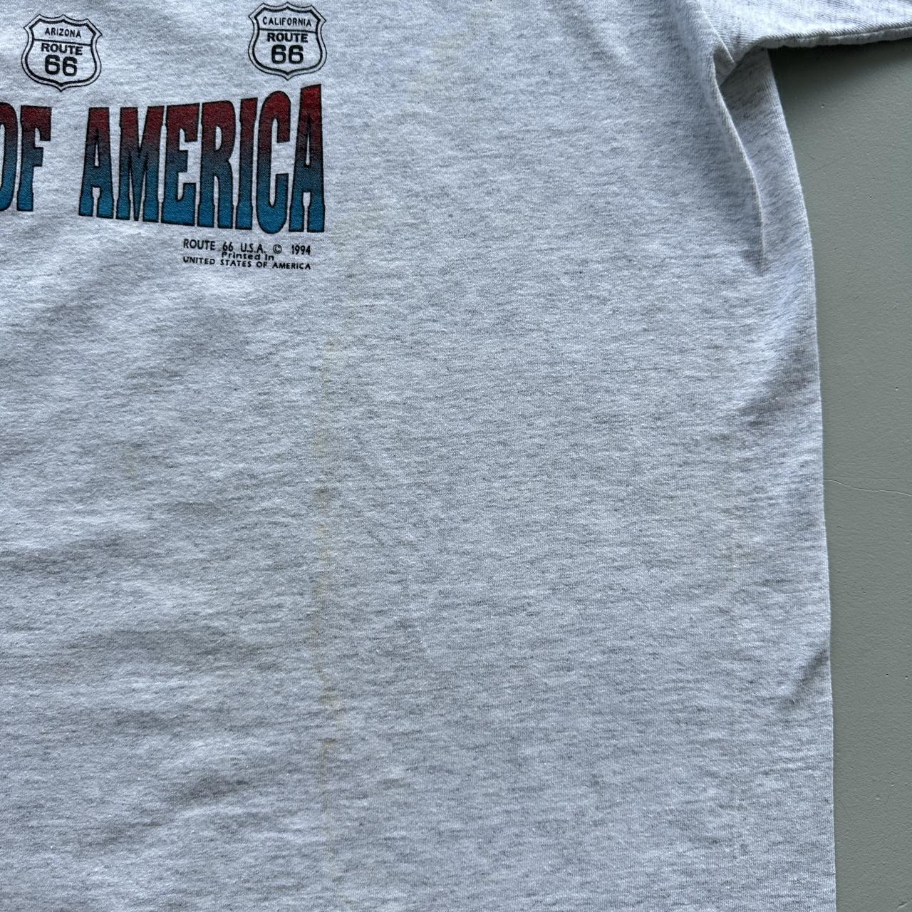 Grey Route 66 Vintage T-shirt - 2XL