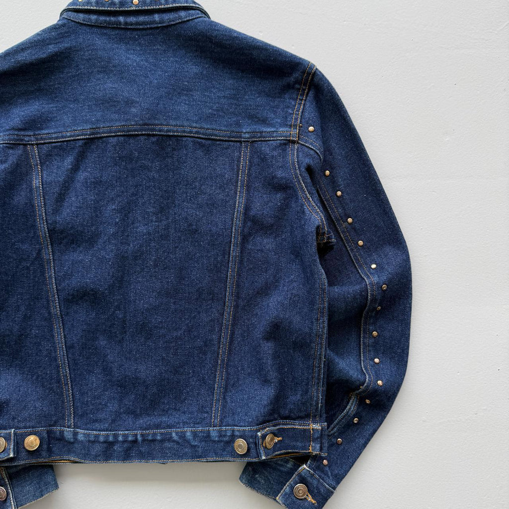 Boundaries Studded Denim Vintage Y2K Jacket - Womens Size 8