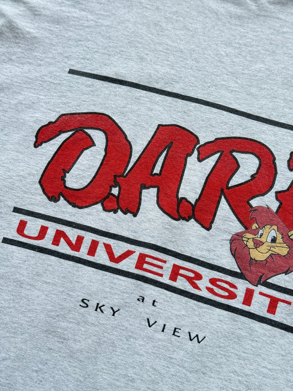 Grey Dare 90's Vintage Single Stitch Graphic T-Shirt - Large