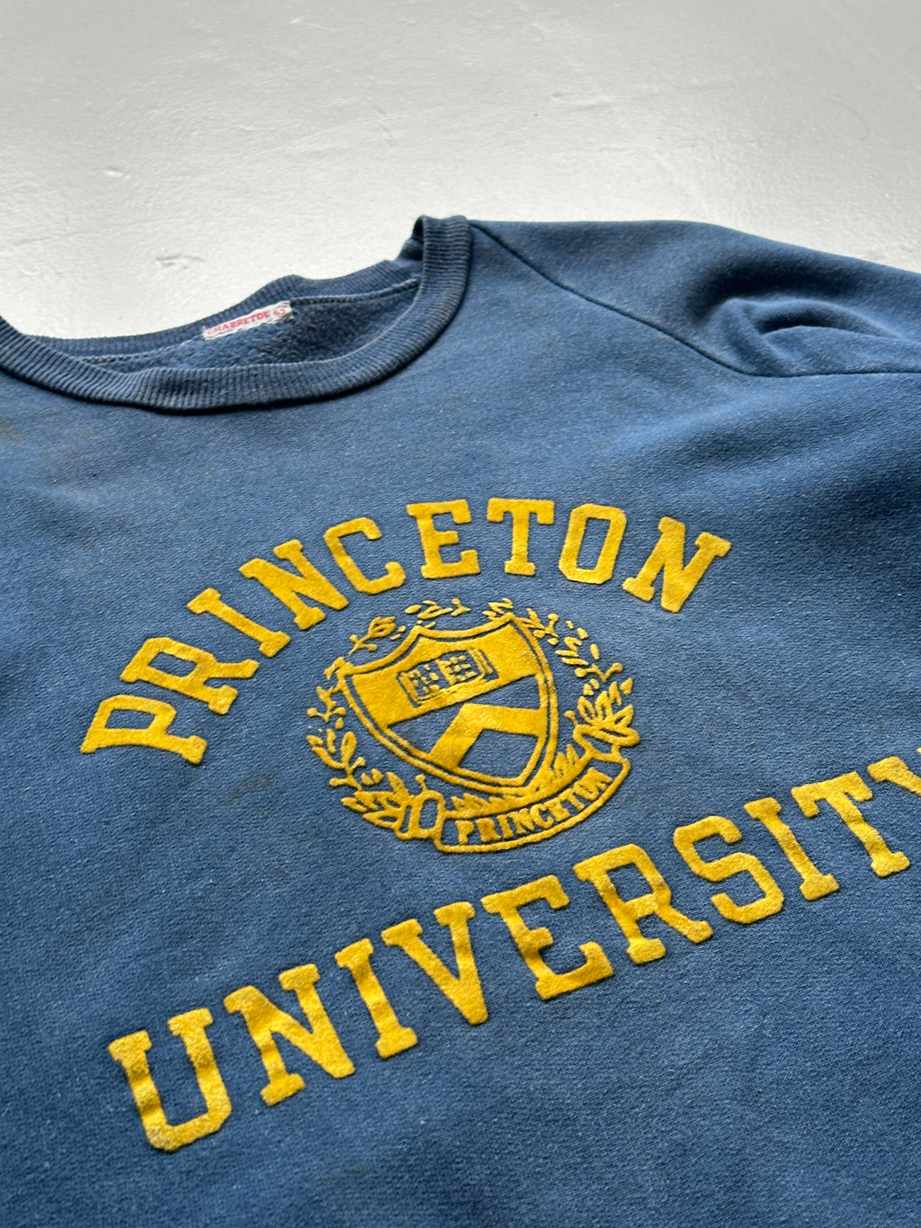 Blue Princeton University 1963 60's/70's Vintage Sweatshirt - Women's 8-10