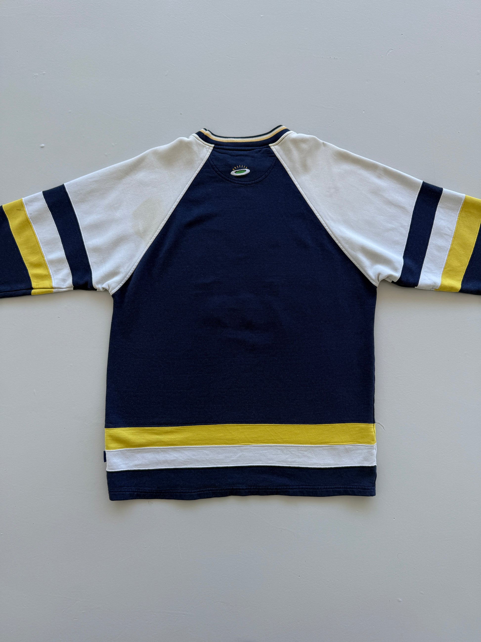 Navy Blue Stade de France 90's Vintage Rugby Graphic Sweatshirt Jumper - XL