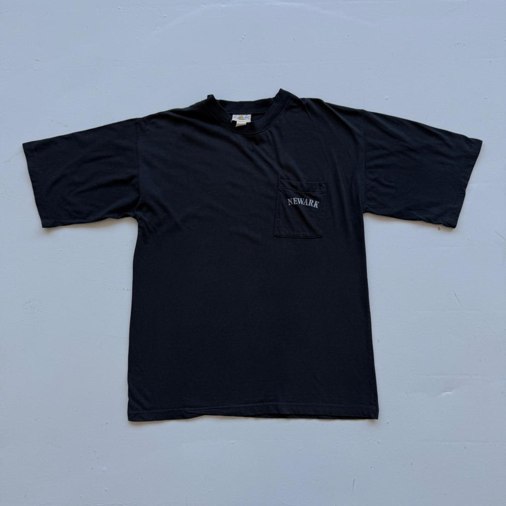 Black Newark 90s Vintage Graphic T-Shirt - XL