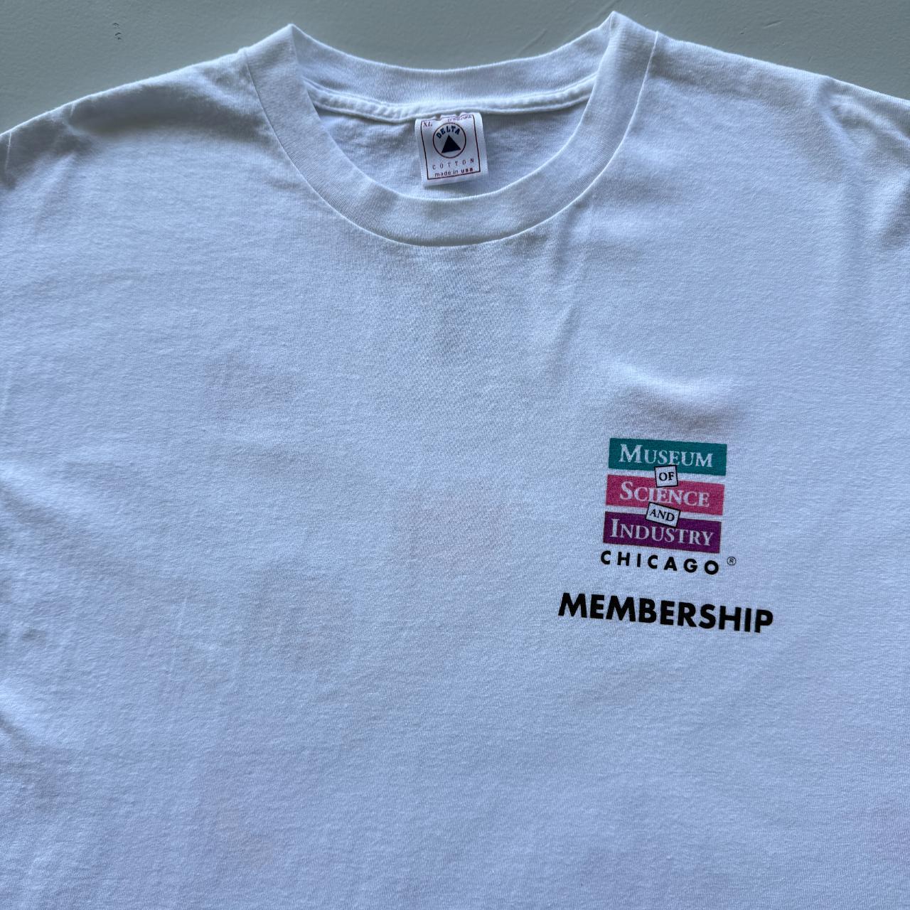White Museum of Science and Industry Chicago Vintage 90s Tour T-shirt - XL