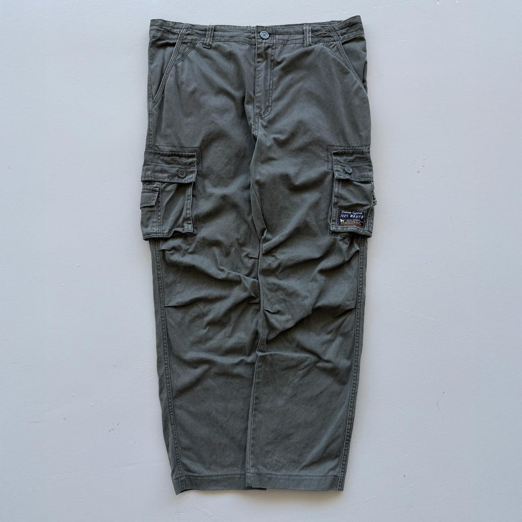 Vintage 90s Mambo Surfwear Cargo Green Pants - 36” x 29”