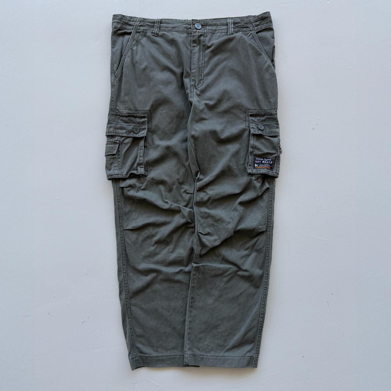Vintage 90s Mambo Surfwear Cargo Green Pants - 36” x 29”