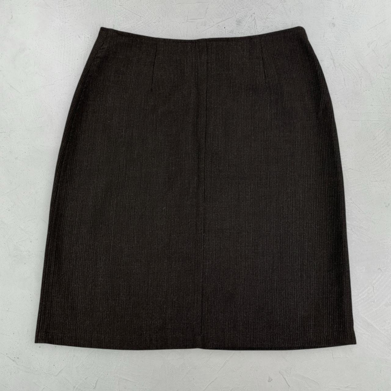 Armani Brown Vintage Skirt - W28 L21 Small