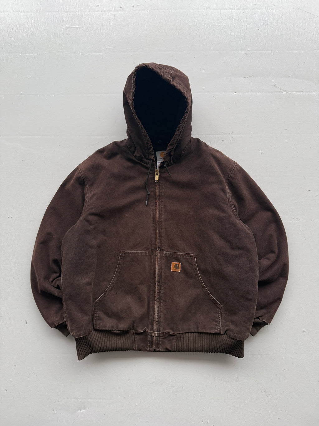 Faded Brown Carhartt 90's Vintage Cavas Active Jacket - XXL