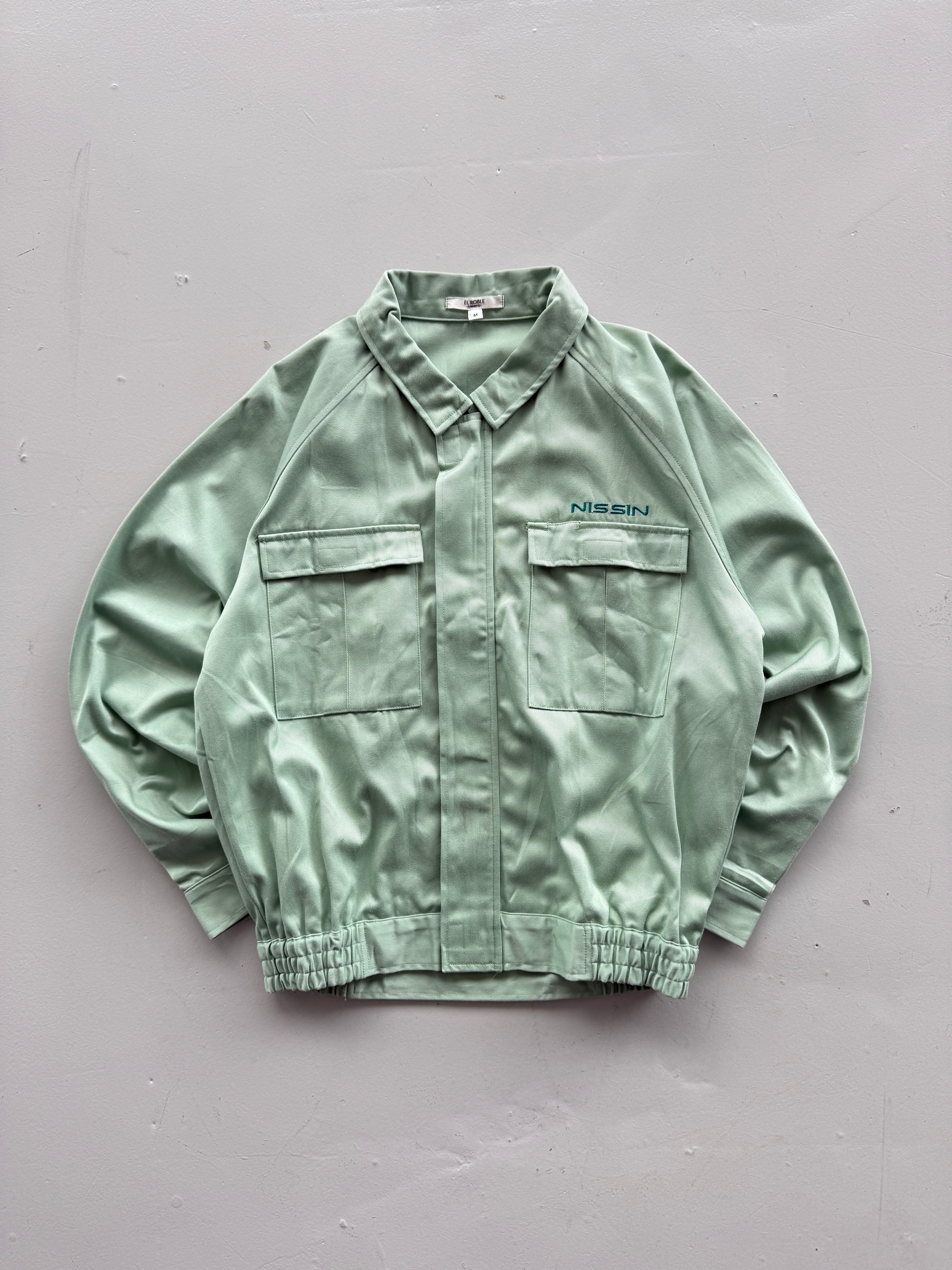 Green Japanese Workwear 00's Vintage Lightweight Jacket - Small