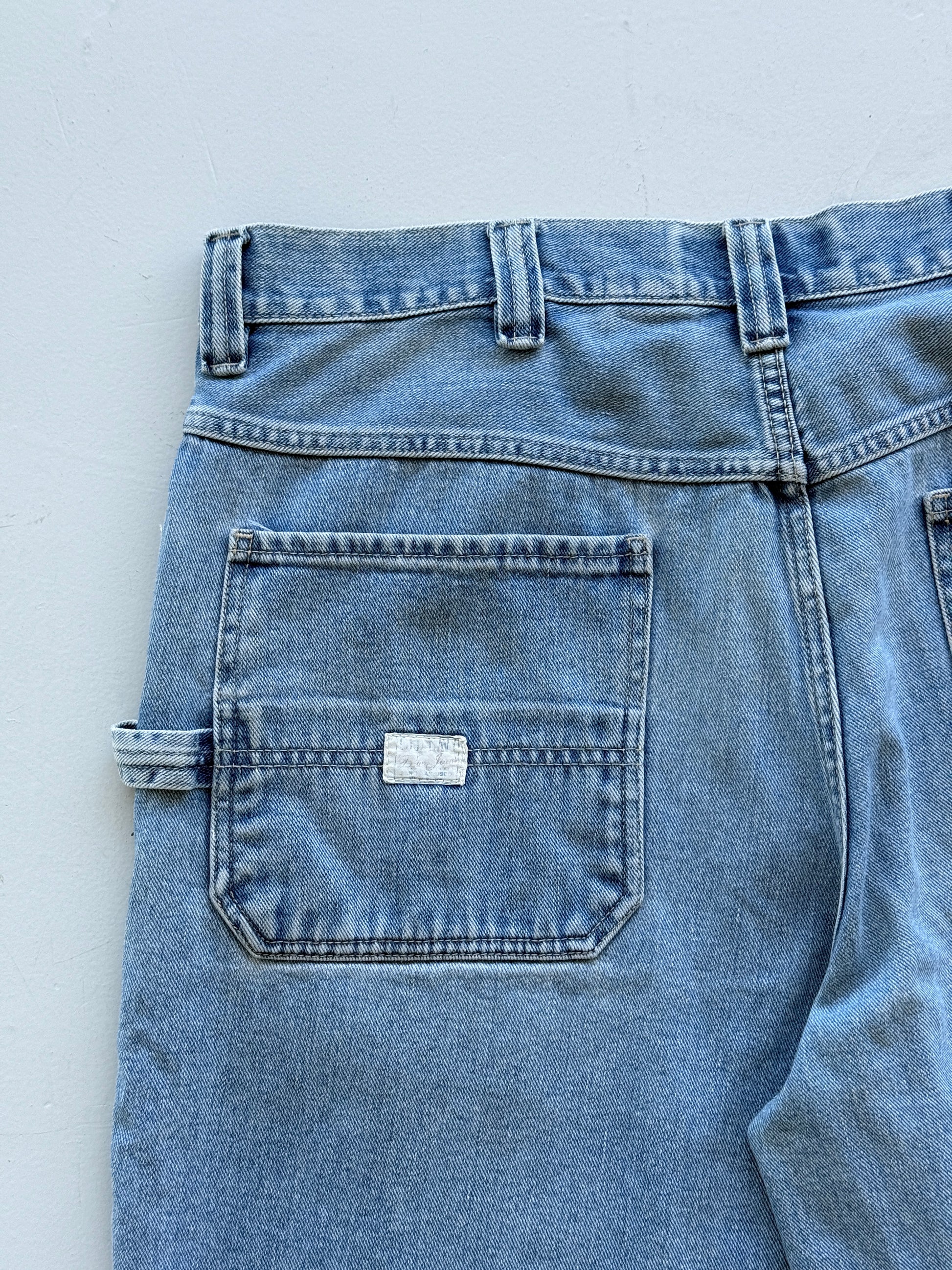 Light Blue Old Navy 00's Vintage Y2K Baggy Denim Shorts - W36 x L10.5