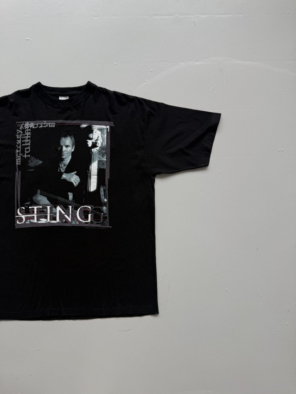 Sting Mercury Falling European Tour 1996 Vintage Band T-Shirt - XL