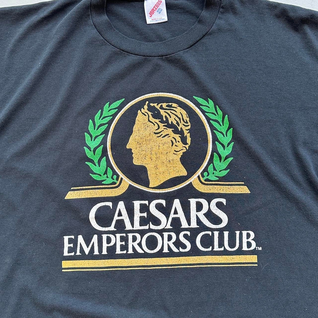 Caesars Casino Black 90s Vintage T-shirt - XL