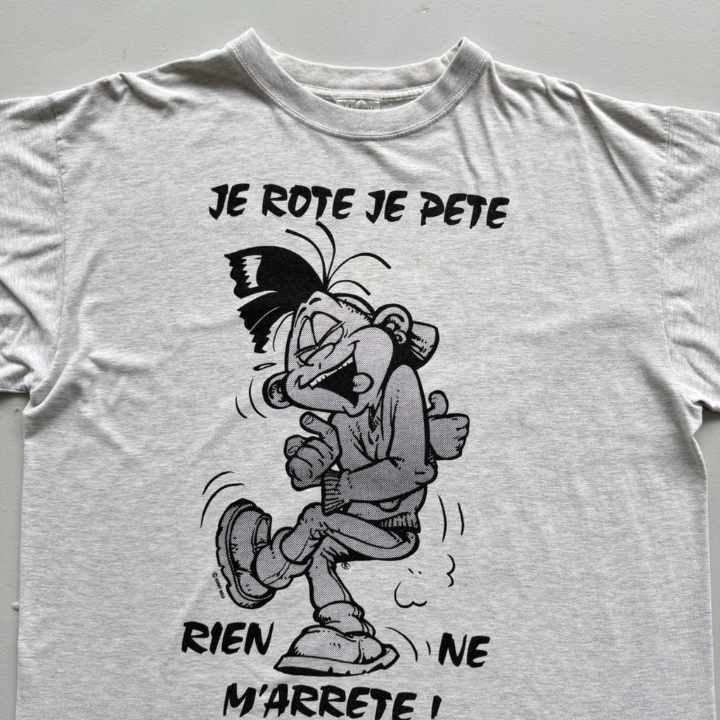 White Harry Golo Cartoon 90s Vintage Graphic T-Shirt - XL