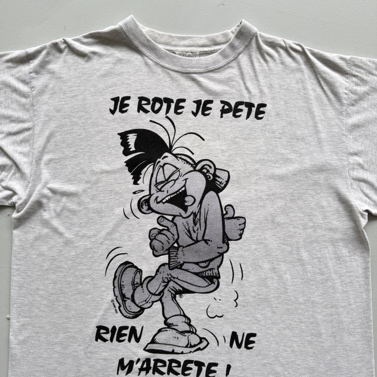White Harry Golo Cartoon 90s Vintage Graphic T-Shirt - XL