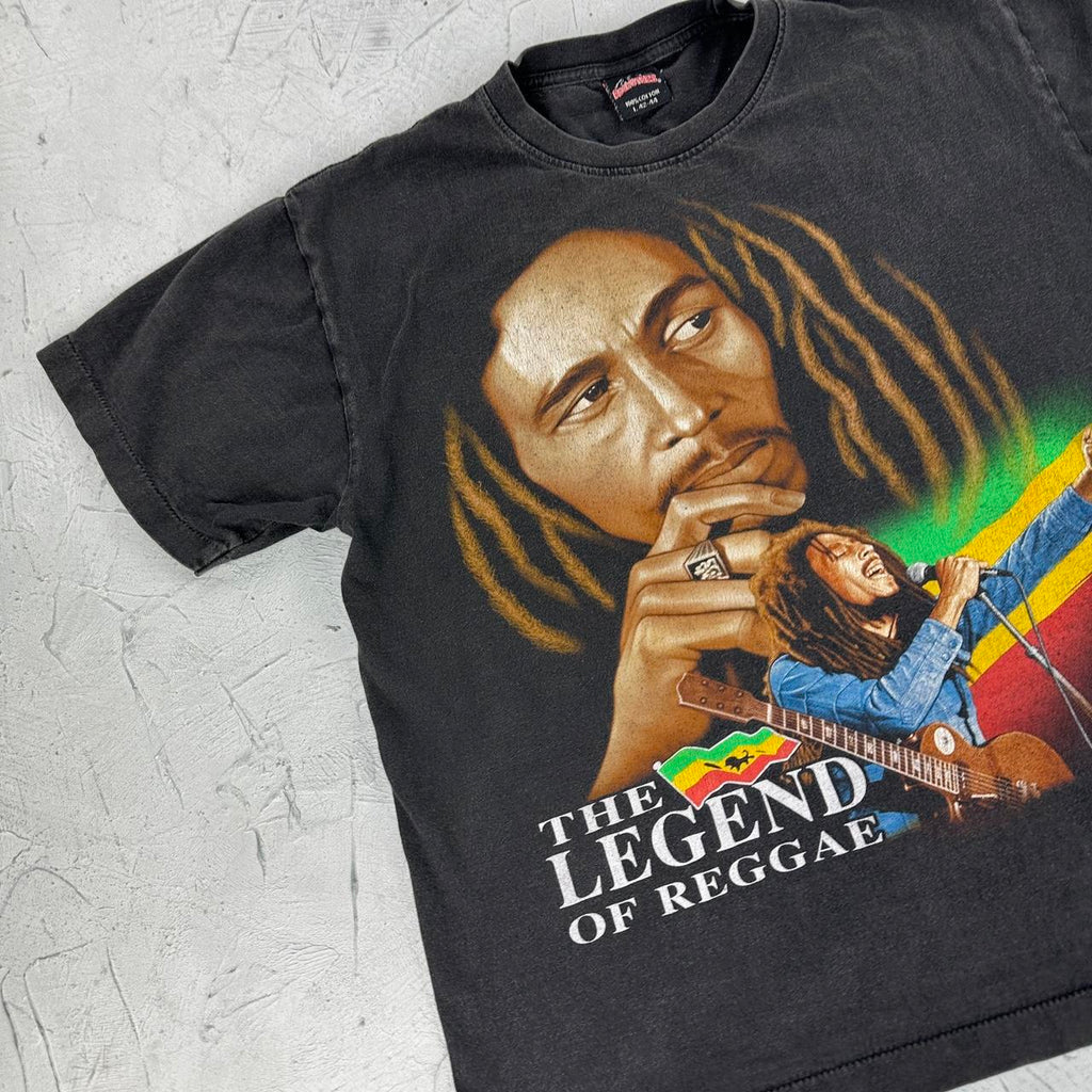 Bob Marley Black Vintage T-shirt - Large