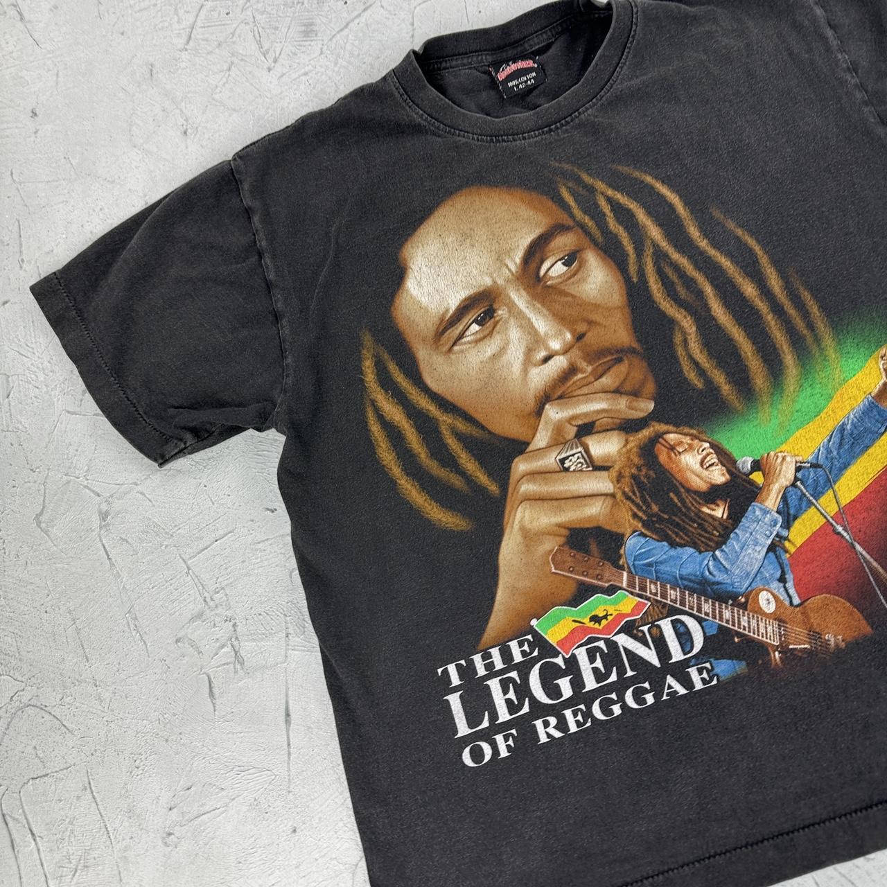 Bob Marley Black Vintage T-shirt - Large
