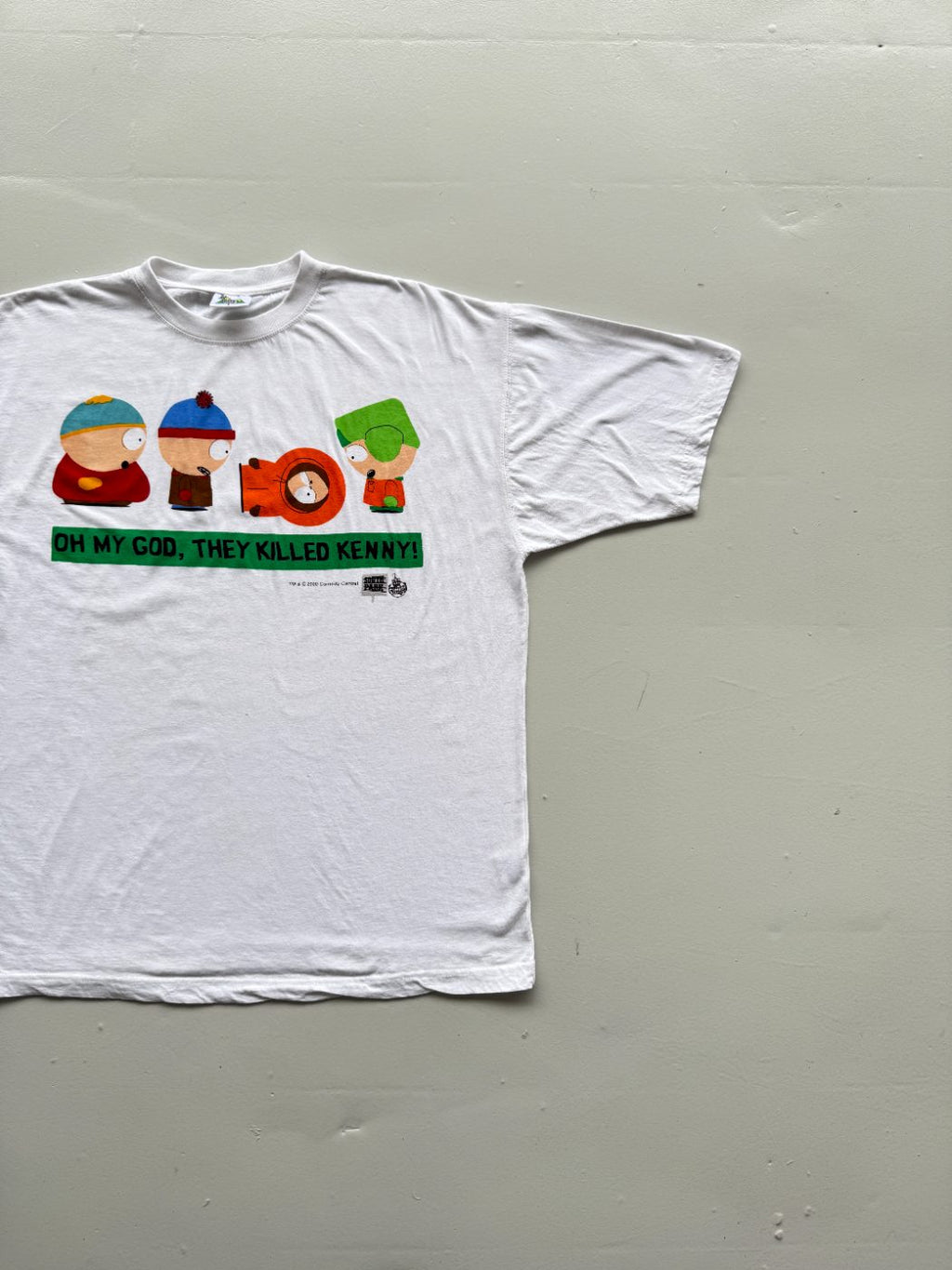 South Park 'Oh My God, They Killed Kenny!' Y2K Vintage Graphic T-Shirt - XL