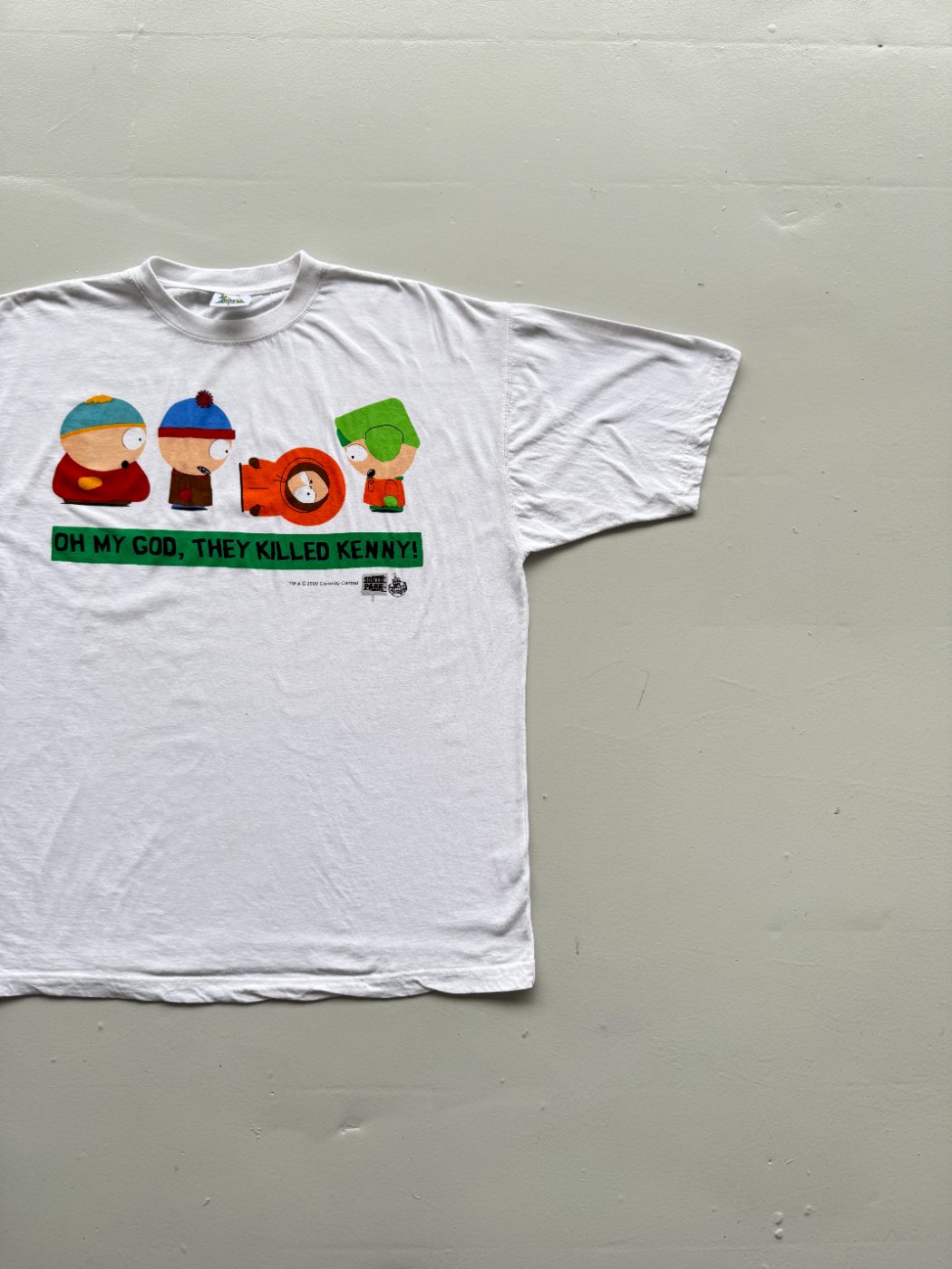 South Park 'Oh My God, They Killed Kenny!' Y2K Vintage Graphic T-Shirt - XL