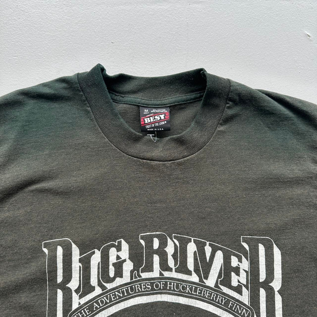 Dark Green 90s Vintage T-shirt - Small