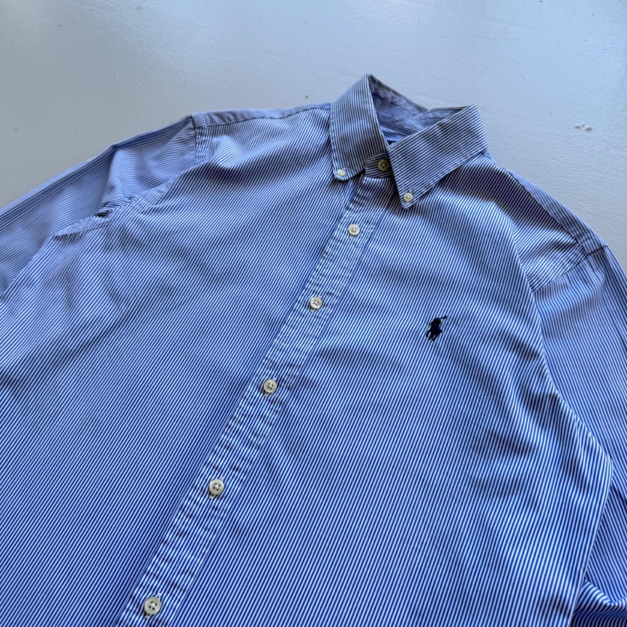 Blue / White Ralph Lauren 00's Oxford Shirt - Small