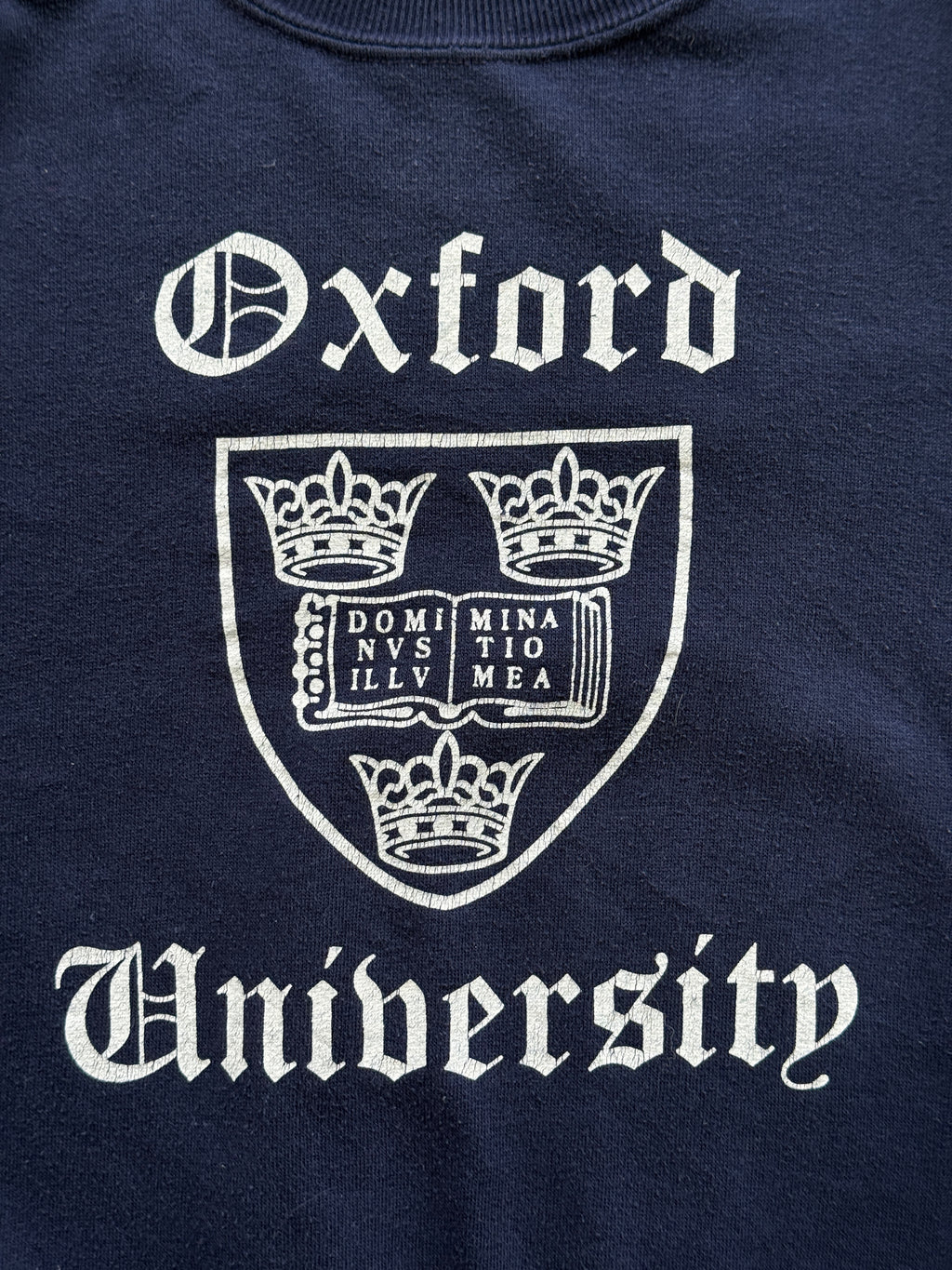 Oxford University Crest 90's Vintage Sweatshirt - Small