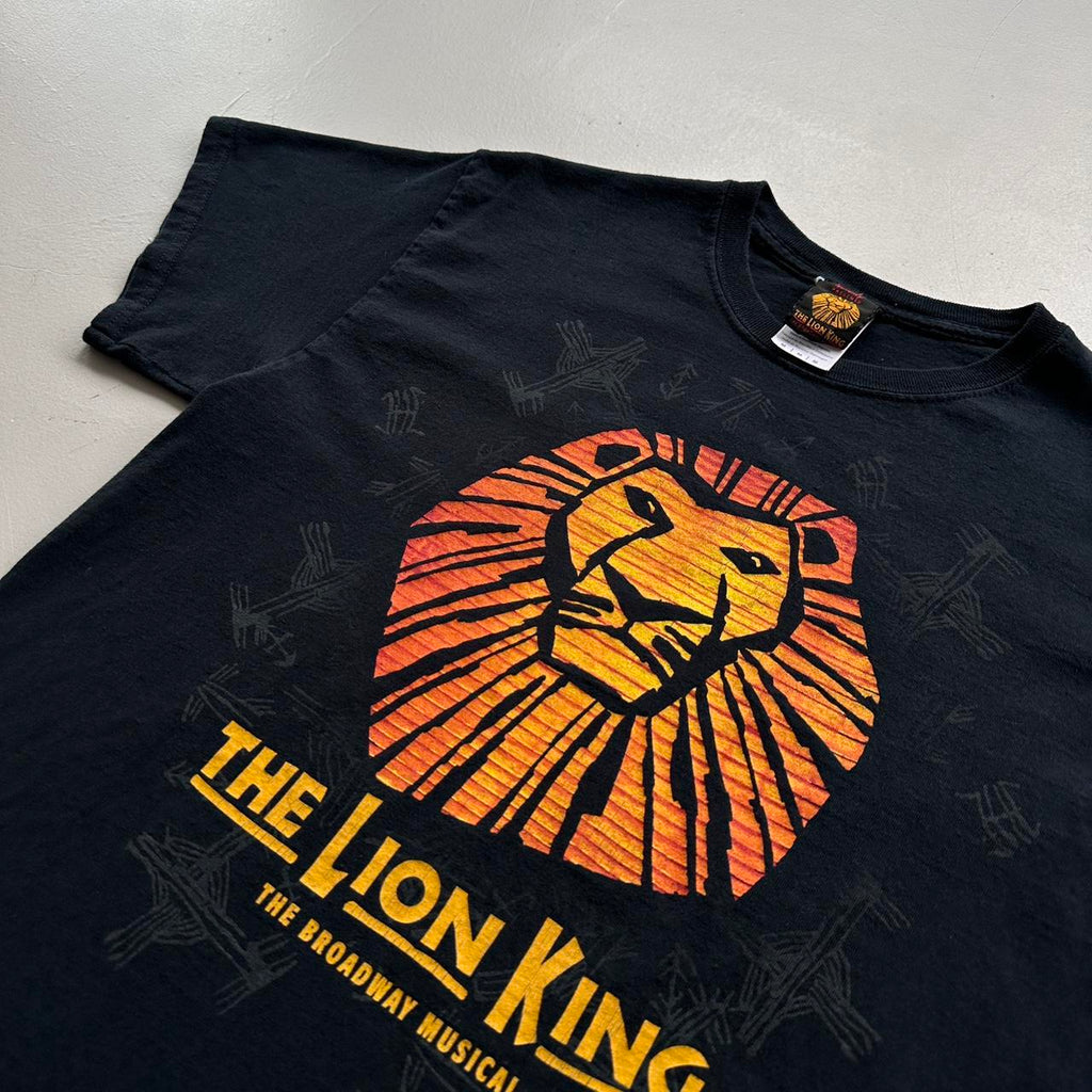 Black The Lion King Broadway Musical 00s Vintage T-shirt - Medium