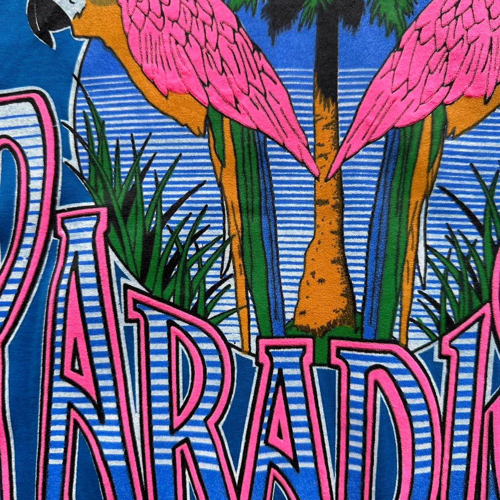 Blue Santa Domingo Paradise 90s Vintage T-shirt - Medium